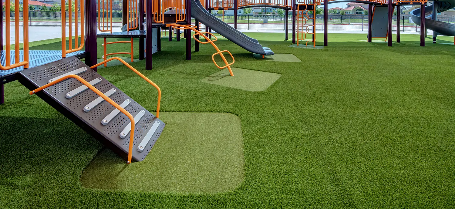 Artificial grass school from SYNLawn