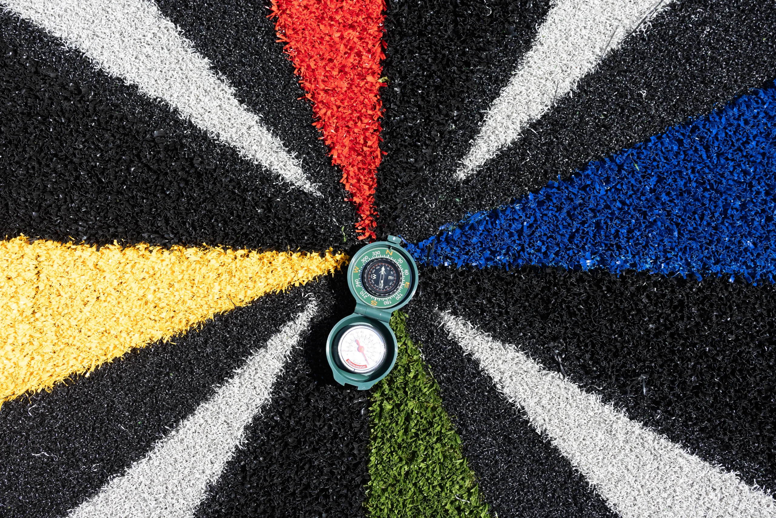 close up Tampa custom turf design