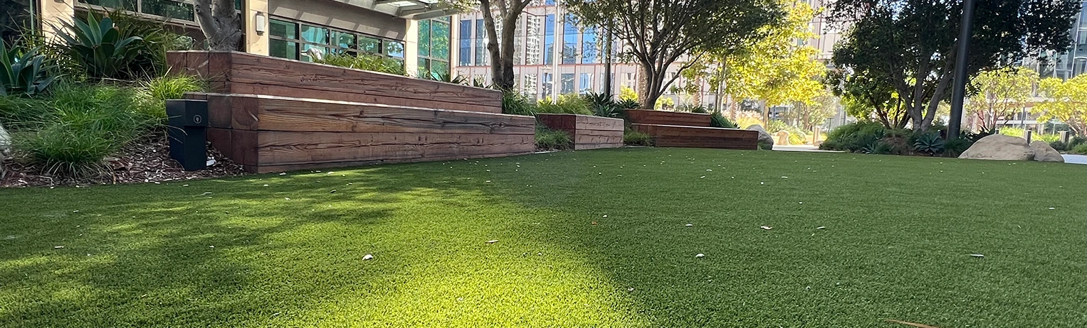 North Port Artificial Turf Commercial Lawn