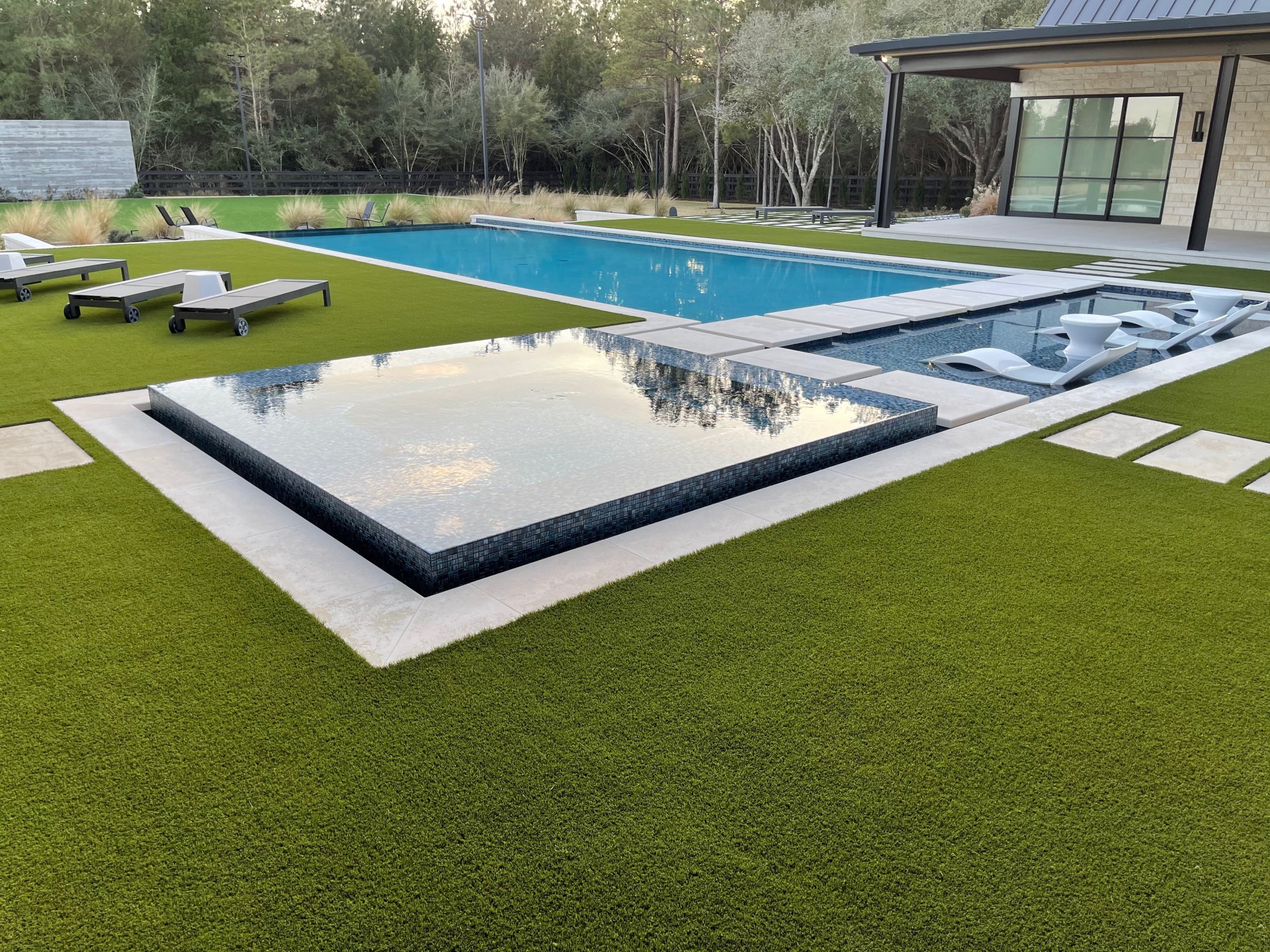 Tampa Artificial Grass Custom Pool Landscape Tampa Artificial Grass Custom Pool Landscape